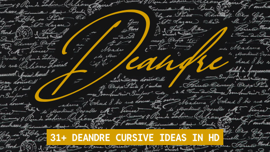 Deandre name signatures