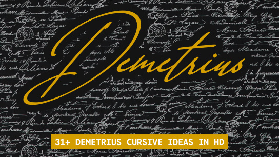 Demetrius name signatures