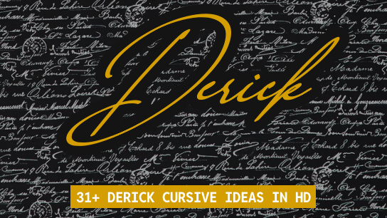 Derick name signatures