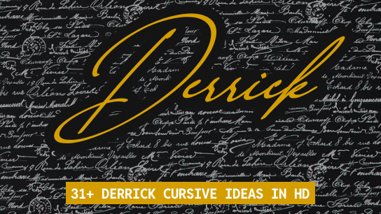 Derrick name signatures