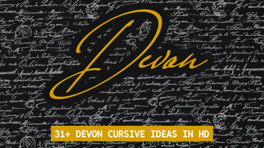 Devon name signatures