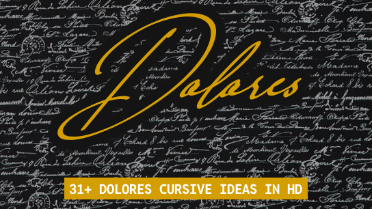 Dolores name signatures