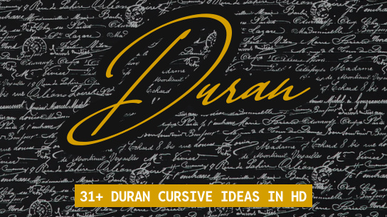 Duran name signatures