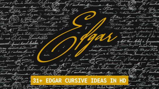 Edgar name signatures