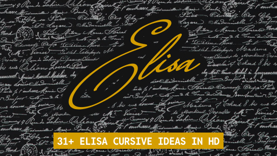 Elisa name signatures