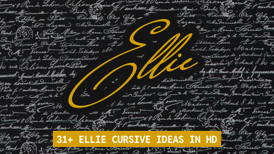 Ellie name signatures