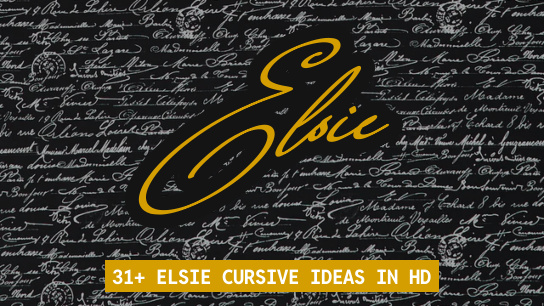 Elsie name signatures