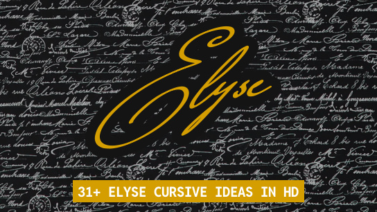 Elyse name signatures