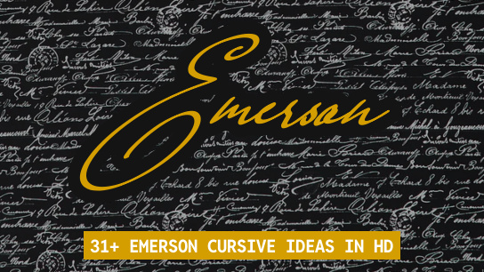 Emerson name signatures