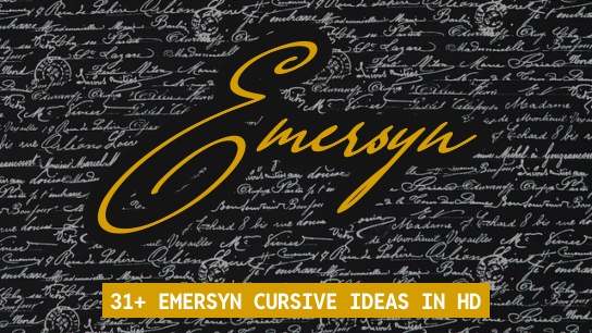 Emersyn name signatures