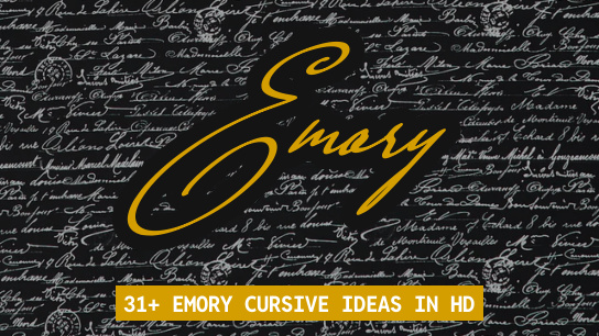 Emory name signatures