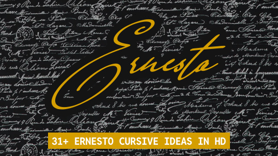 Ernesto name signatures