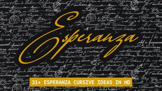 Esperanza name signatures