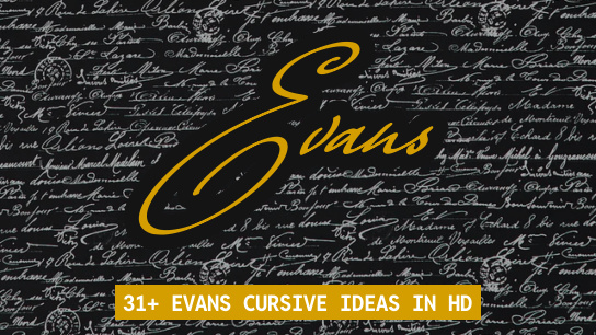 Evans name signatures