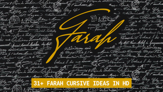 Farah name signatures