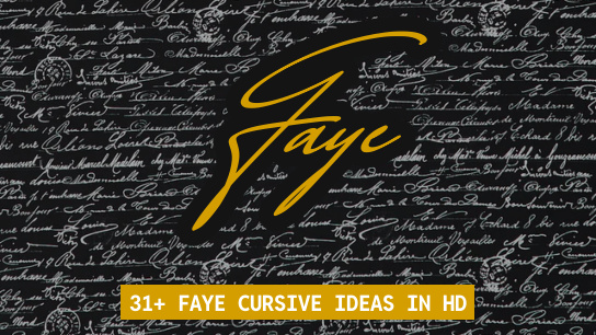 Faye name signatures