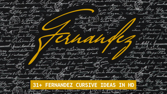 Fernandez name signatures