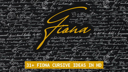 Fiona name signatures
