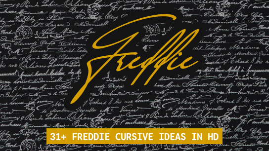 Freddie name signatures