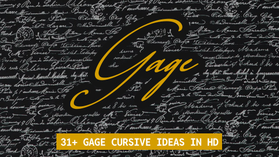 Gage name signatures