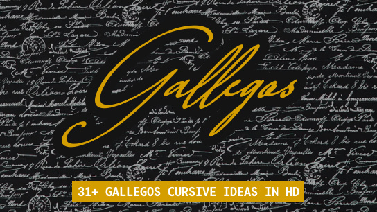 Gallegos name signatures