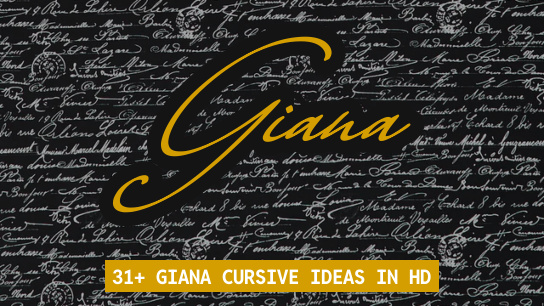 Giana name signatures