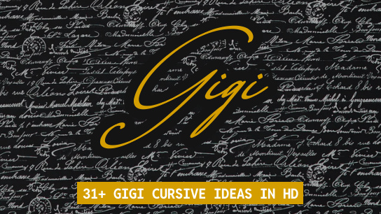 Gigi name signatures
