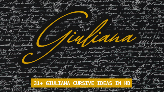 Giuliana name signatures
