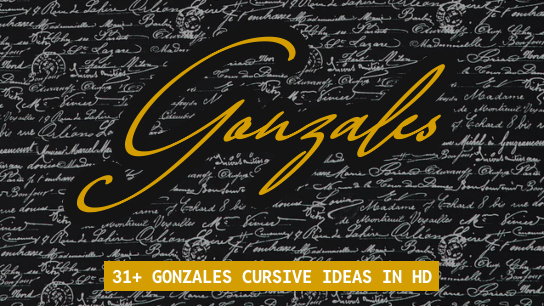 Gonzales name signatures
