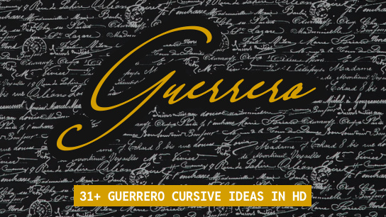 Guerrero name signatures