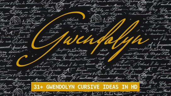 Gwendolyn name signatures