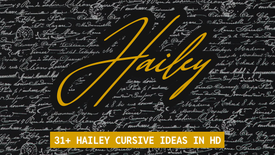 Hailey name signatures