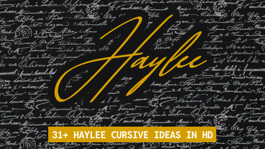 Haylee name signatures