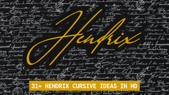 Hendrix name signatures