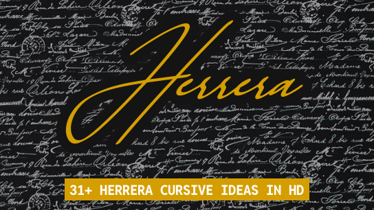 Herrera name signatures