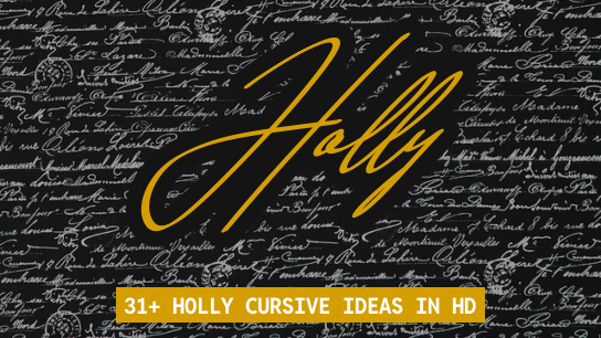Holly name signatures