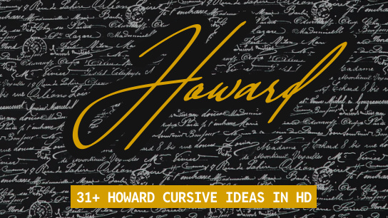 Howard name signatures