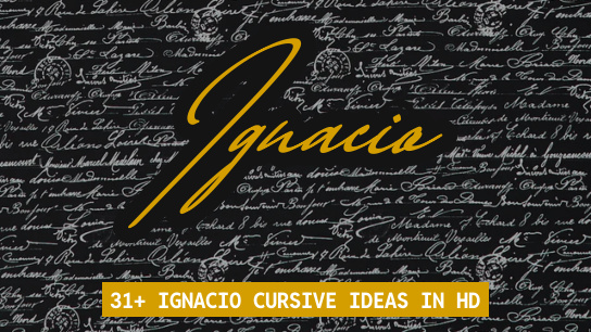 Ignacio name signatures