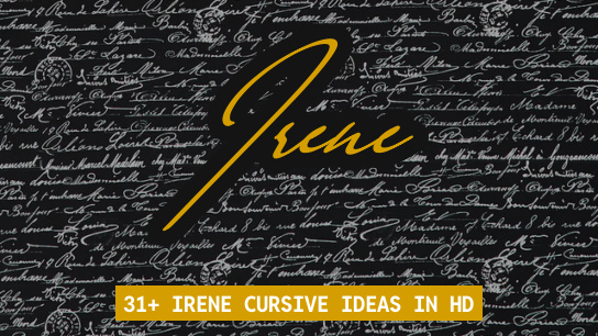 Irene name signatures