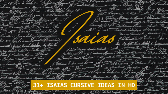 Isaias name signatures