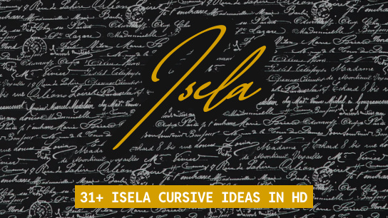 Isela name signatures