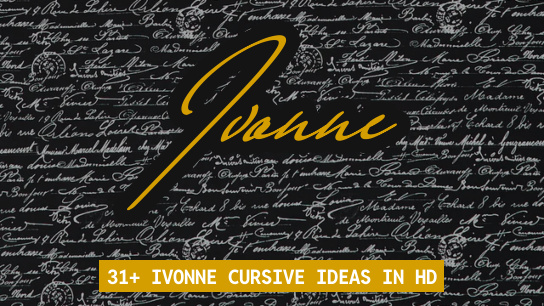 Ivonne name signatures