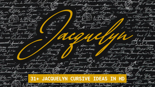 Jacquelyn name signatures