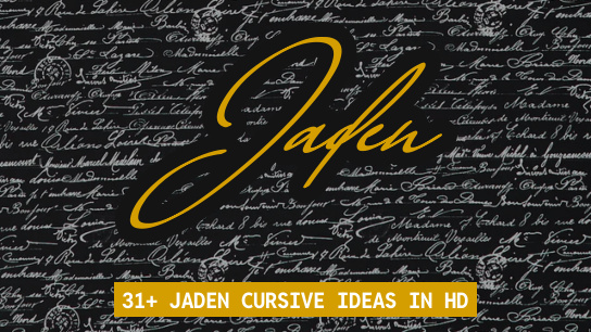 Jaden name signatures
