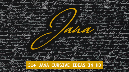 Jana name signatures