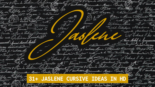 Jaslene name signatures