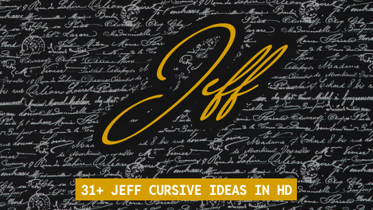 Jeff name signatures