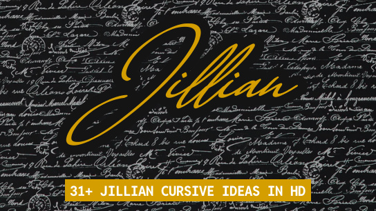 Jillian name signatures