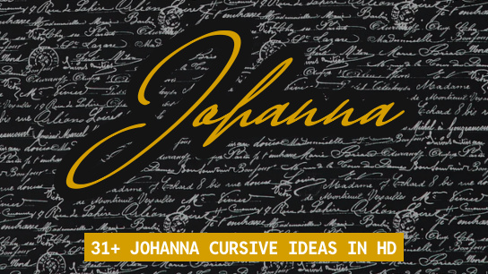 Johanna name signatures