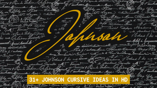 Johnson name signatures